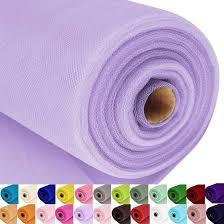 Lavender Tulle Fabric Rolls 54 Inch by 40 Yards Tulle Bolt Spool for Wedding Decorations DIY Tutu Baby Shower Table Skirt Ceiling Decor Birthday Party Craft Supplies