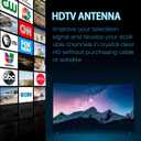 Digital Outdoor Amplified HD TV Antenna,150 Miles Motorized 360 Degree Rotation,Wireless Remote Control,40FT RG6 Coax Cable,UHF VHF 1080P 4K,Support 2 TVS