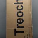 Treocho Bathroom Floor Cabinet, White Bathroom Storage Cabinet with Drawers and Adjustable Shelf, Freestanding Kitchen Pantry Cupboard with 2 Doors for Living Room