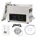 U.S. Solid 6L Ultrasonic Cleaner, 110V AC, 28/40kHz Dual-Frequency Digital Ultrasonic Cleaning Machine with Heater, Timer, and Degas Function