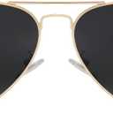 SOJOS Classic Aviator Polarized Sunglasses for Men Women Vintage Retro Style (Grey)