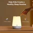 Dreamegg Sound Machine Baby - White Noise Sound Machine Baby With Night Light, Ok to Wake Alarm Clock, 34 Soothing Sounds, Sleep Trainer, Routine Builder, App Control for Kids Nursery Sleeping Bedroom