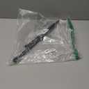 1Pack Spring Tension Curtain Rod 26-39 inch Black Adjustable Spring Rod Extendable Tension Rod For Kitchen, Bathroom, Window, Bookshelf, Closet