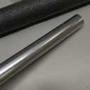 1PCS Trampoline Pole Replacement, Trampoline Enclosure Pole Fits 8-16FT Straight Pole Trampoline Frame, Reliable Trampoline Accessories Includes Foam Sleeve & Pole Caps for 2 Install Ways