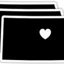 2 x (3PCS) North Dakota State Map with Heart Stickers, US State Stickers - Waterproof Vinyl Decals for Tumblers, Water Bottles, Laptops, Books, Scrapbooks, Great for North Dakota Lovers 3 x 1.8 Inch