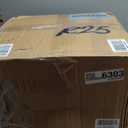 4.80/4.00-8 Flat Free Tire and Wheel- 16" Flat-Free Solid Wheelbarrow Tires with 5/8" & 3/4" Bearings, 3"-7" Centered Hub by Cenipar Universal Fit for Wheelbarrow, Hand Truck, Garden Trailer, Trolley (white)