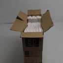 HOUSE DAY White Plastic Hangers 50 Pack, Plastic Clothes Hangers with Built-in Hooks, Durable and Strong Plastic Coat Hangers for Closet, Space Saving Clothing Hanger for Shirts, Coats, Skirt, Dress