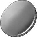 8 Inch Duct End Cap with Rubber Gasket - Galvanized Steel Round Vent Cover for Outdoor and Indoor Use  Pipe Cover  Steel Plug for Dryer Ducts and Pipes  End Cap for HVAC Systems