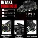 MITZONE Automotive Intake Manifold Compatible with Chevy Cruze Sonic Trax Buick Encore 1.4L 2012 2013 2014 2015 2016 2017 2018 2019 2020 2021