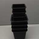 Bed Furniture Riser 3, 5 or 8 inches, Versatile Bed and Furniture Riser - Heavy Duty, Stackable, Supports 550 lbs Each Riser - Set of 8, Black