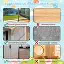 9 Pcs Easter Window Clings -Bunny Egg Flower Happy Easter Stickers, Reusable Window Decals for Easter Decorations, Home Office Classroom Glass Decor