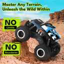 Threeking 1:16 Waterproof Monster Truck Toys RC Cars Amphibious Remote Control Car Trucks 4WD All Terrain Off-Road Pickup Toy for 6 7 8 9 10 11 12 Year Old Boys Girls Kids Gifts Presents