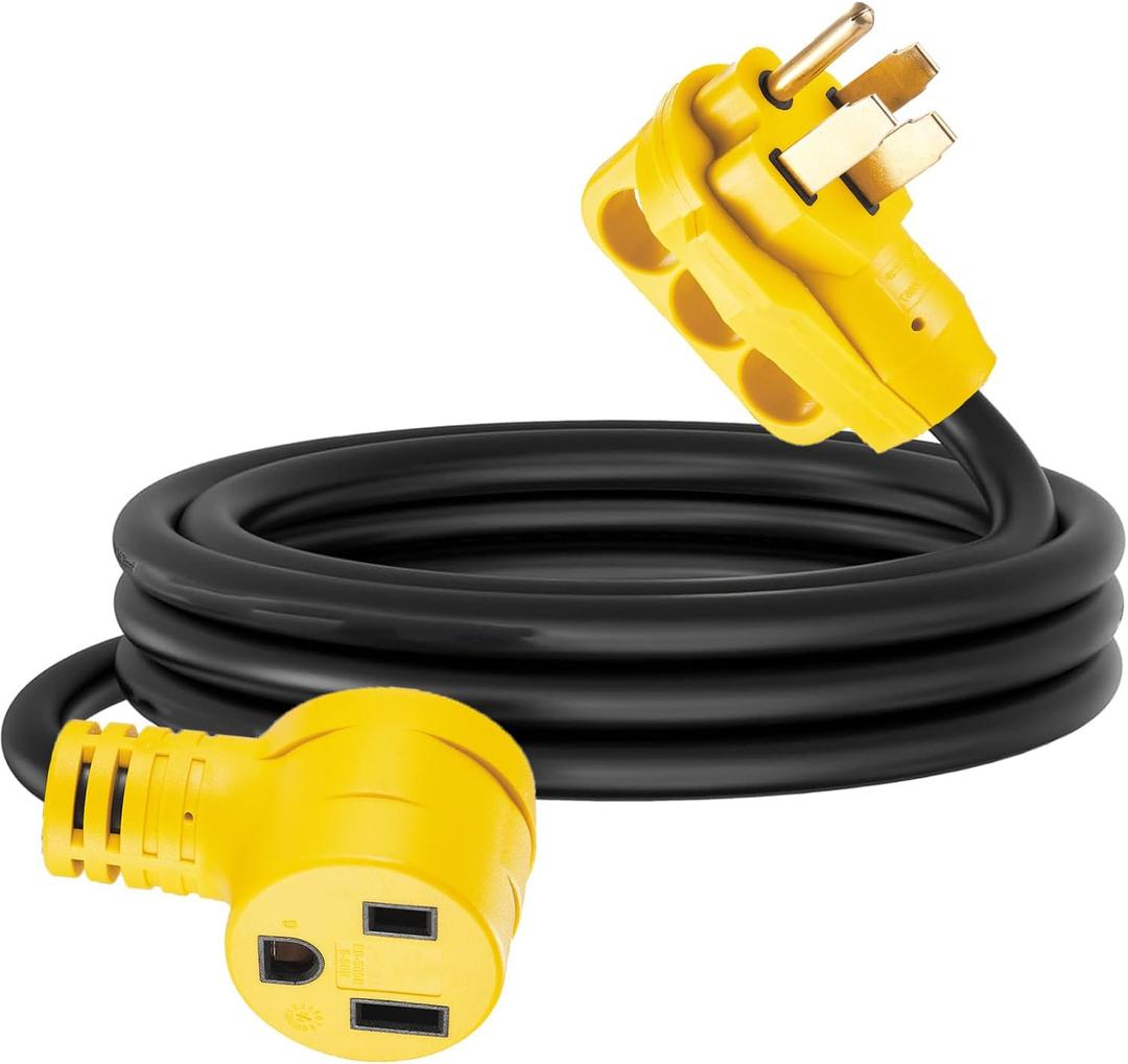 6 AWG Welder Adapter Cord 10 FT, Heavy Duty NEMA 14-50P Male to 6-50R Female Extension Cord, STW 6AWG/3C 50 Amp 250 Volts 12500 Watt, Generator RV to Welder Tesla EV Charger Adapter Cord