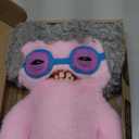 Fuggler Old Fogies 9-Inch Plush Toy (Squidge) by ZURU  Funny Ugly Monster Stuffed Animal with Human-Like Teeth, Collectible Plush for Kids, Tweens, Teens, Adults & Weird Toy Lovers