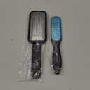 Fu Store 2 Pack Foot Files Callus Remover Stainless Steel Foot Rasp and Dual Sided Feet File Professional Scrubber Pedicure Tools Premium for Feet Care Remove Hard Skin (Black)