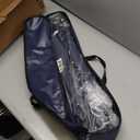 TrashMigo Portable Trash Can - Collapsible, Indoor/Outdoor Trash Bag Holder for Garbage - Durable Trashcan for Beach, Camping, Tailgate, Picnic and More... (Blue)