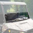 A & UTV PRO Half Windshield for Polaris Ranger 570/Crew Midsize 2015-2023, Ranger Midsize SP 570/Crew 2022 2023, Ranger 500 Midsize 2017-2023 Accessories, Clear Polycarbonate Construction Window, 1PC