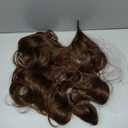 Claw/Jaw Clip Ponytail Real Human Hair Extensions Pony Tail Remy Hair Curly Wavy Hair Extension Brown Rod