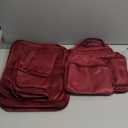 BAGAIL 10 Set Packing Cubes Various Sizes Packing Organizer for Travel Accessories Luggage Carry On Suitcase-Burgundy