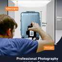 DUCLUS Light Box Photography, 32x32inch Professional Photo Studio Booth Photobox, Portable 210 LED Lightbox Shooting Tent Folding with 6 Colors Backdrops for Large Product or Jewelry Photography