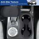 1797 Cup Holder Insert fit for Ford Bronco 2021 2022 2023 2024 2025 Accessories Interior Center Console Silicone (Not for Bronco Sport)