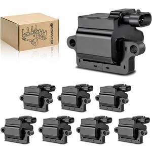 Ignition Coil Packs Set of 8 Compatible with Chevy Silverado Suburba Tahoe, Cadillac, GMC Sierra Yukon 4.8L 5.3L 6.0L - Replaces UF271