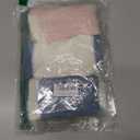 Fuzzy Socks with Grips for Women, Warm Plush Slipper Soft Socks for Winter Indoor Comfort, Cozy Gift (Pink & White & Blue)