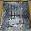 8 Pack Wire Storage Baskets for Organizing with Removable Tags, Pantry Organization Bins for Kitchen Cabinets, Closet - Metal Basket for Laundry, Garage, Refridge, Bathroom Countertop Organizer, Black