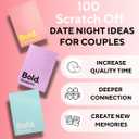 Bold. 100 Scratch Off Date Night Ideas Cards - Romantic Couple Gifts - Fun Date Ideas for Him/Her/Boyfriend/Girlfriend - Cool for Couples - Perfect Couples Birthday/Valentines Day Gift