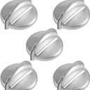 Upgraded WB03X43926 183D8269 Stove Knobs Replacement Parts for GE Gas Range Knob KIP 5E87 JGBP87SEM1SS PGB918SEM1SS GE Profile Stove Top Cooktop Knobs Oven Burner Control Knobs 5 Pcs