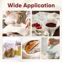 2 x Cheese Cloths for Straining, 6PCS 20 * 20Inch Grade 100 Chees Cloth with Hemmed Edge,100% Cotton Unbleached,Reusable Muslin Cheesecloth for Straining, Making Yogurt, Juicing
