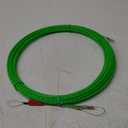Fish Tape 49FT Wire Fishing Tools Cable Pulling Wire 4.5mm Diameter, Ideal for Cable Runs 15m