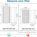 6541-397 Pool Spa Filter Compatible with 2009-2023 Sundance 880 Spa Filter (Outer 6473-165 and Inner 6473-164), Replacement for Sundance 880 Filter, Optima/Maxxus/Cameo/Aspen/Marin 880 Spa Filter