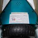 Starship Hoverboard with Bluetooth Speaker, Chrome Color Self Balancing Scooters with Science Fiction Design and 6.5 inch LED Wheels (Chrome Turquoise)