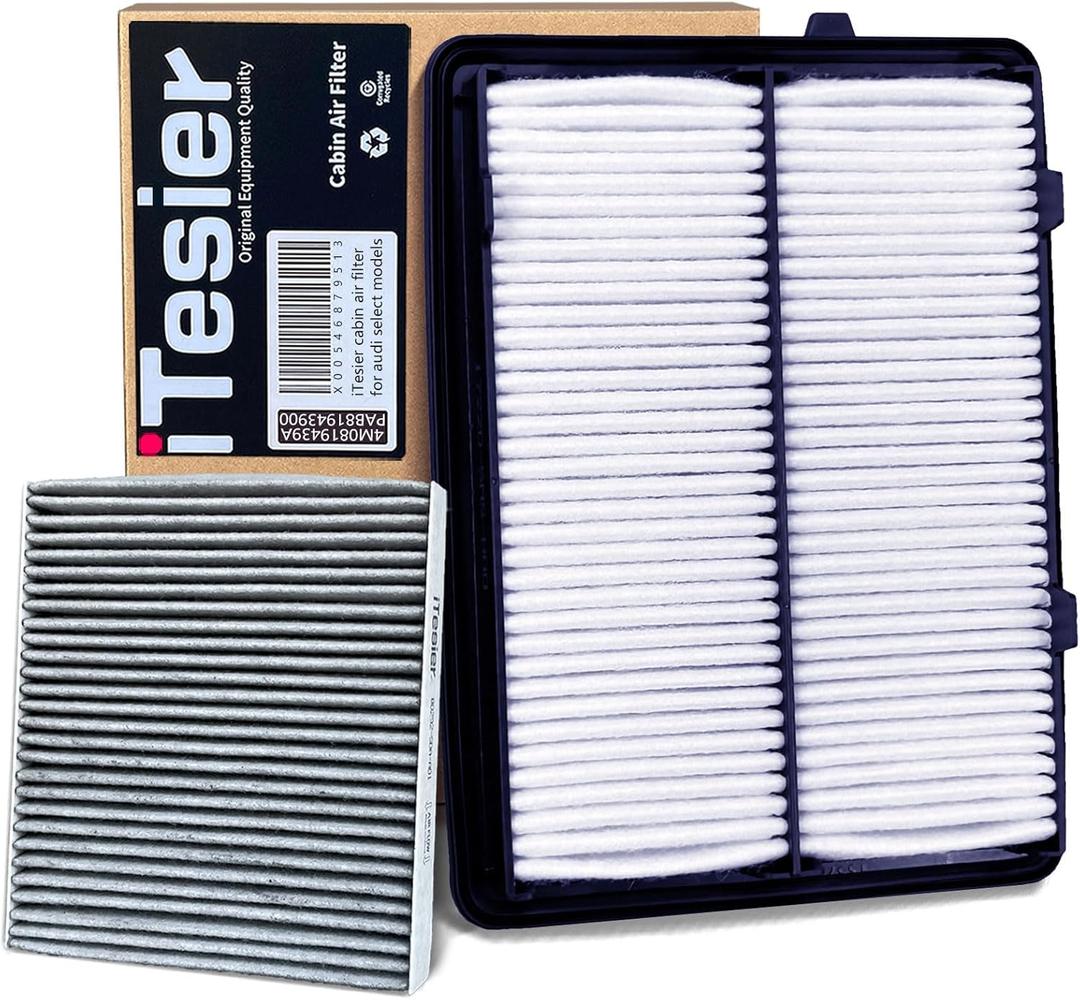 Cabin Engine Air Filter kit for Acura RDX (2019 2020 2021 2022 2023 2024 2025), Replaces 17220-5MS-H00, CA12605, 80292-TF0-G01