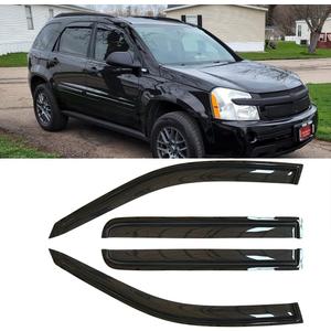 Sunproof Waterproof Side Window Wind Deflector, 4pcs Protective Replacements Rain Guards Set, Window Visor fit for 2005-2009 Chevrolet Equinox/Pontiac Torrent 94319