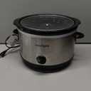 Crock-Pot 4.5 Quarts Manual Design Series Slow Cooker with 3 Manual Heat Settings Cooks Meals for 4 Plus People with Removable Stoneware Bowl, Silver