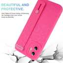 MOWIME Compatible with iPhone 11 Case with Strap Wrist, Cheetah Print Shockproof Soft TPU Protective Cover for Women Girls, Slim Anti Scratch Case for iPhone 11 6.1 Inch, Hot Pink