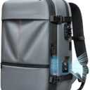 IKYWT Vacuum Seal Backpack Travel with Ultra-Power Pump, 80L Expandable Travel Backpack with Vacuum System w/TSA Lock
