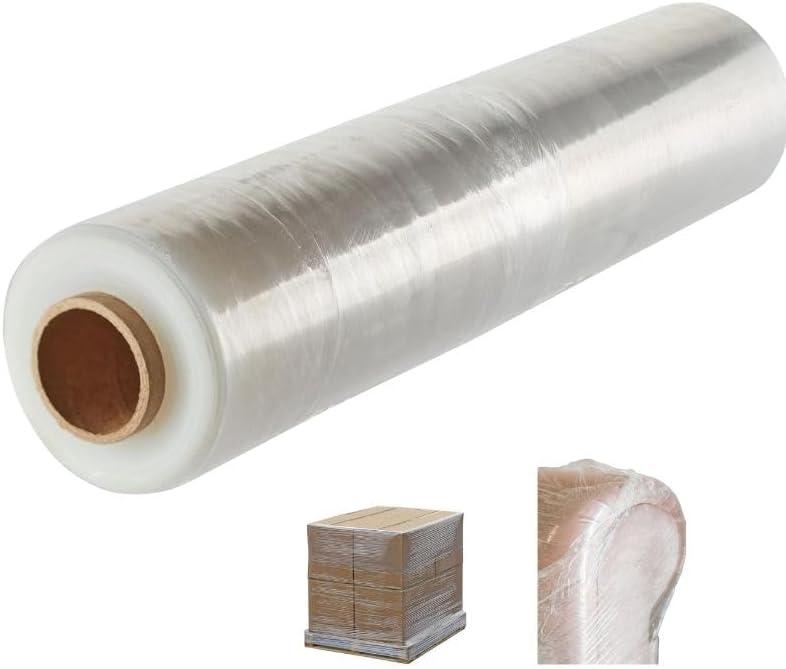 AISEY Stretch Wrap Roll Heavy Duty Plastic Moving Wrap 17.5"x1200ft