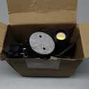 SUNVIE 2 Pack LED Spot Lights 3000K/4000K/5000K Adjustable Dimmable Floor Spotlight Lamp for Plants Decor 120V Uplighting for Artwork Wall Accent Lighting (Black)