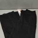 PRETTYGARDEN Wide Leg Jeans for Women Trendy High Waisted Stretchy Baggy Raw Hem Denim Palazzo Pants 2026 Spring Fall Clothes (Solid Black, 6)