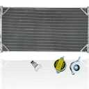 3Row Aluminum Radiator Fit for 1999-2014 Chevy Silverado GMC Sierra 1500 2500 3500 Tahoe Yukon AT for Cadillac Escalade ESV