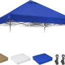 Pop Up Canopy Replacement Top Cover Only, 6.6 x 6.6 ft, Blue
