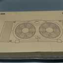 shinic 9" Quiet Window Fan with Remote Control - 2026 Upgraded, 3-Speed Reversible Airflow, Includes Removable Bug Screen, Dust Cover & Foam Sealing Tape, Expandable Panels 24"-37", ETL Listed