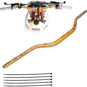 Universal 1 1/8" 28mm Handle Bar for CRF KLX KX LTR TRX SX SXF EXC XCW Motocross Pit Dirt Bike Scooter ATV Quad Bike Grizzly Hawk 250 Bicycles Gold