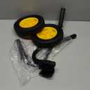 Generator Wheel Kit Compatible with Champion Generator 2800-4750w, Generator Replacement Parts 40065, with Folding Handle and Never-Flat Tires