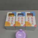 4 Pcs Baby Wine Sippy Cup Goblet Plastic Wine Glass Sippy Cup Beverage Mug Milk Bottles with Lid Baby Stemware for Toddlers Kids Birthday Christmas Party Celebration, Blue, Pink, Yellow, Purple