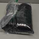 Chenille Bath Rugs, Machine Washable Non Slip Toilet Rug, Thickened Soft Water Absorbent Bath Mat Carpet for Bathroom Shower (32" x 20", Black)