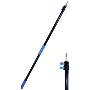 Telescopic Extension Pole with Hand Grip, 12 ft, Aluminium, 1.5 lbs, Blue